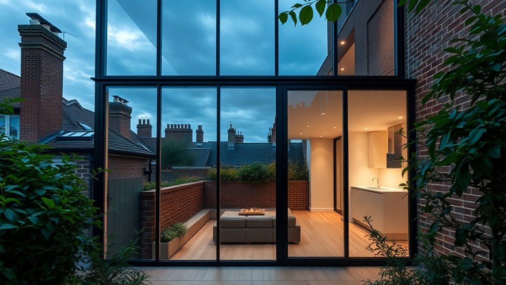 Glass Extension Walls Totteridge