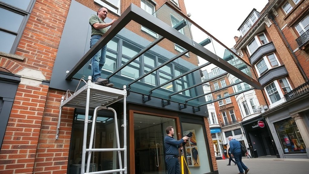 Shopfront Canopy Totteridge